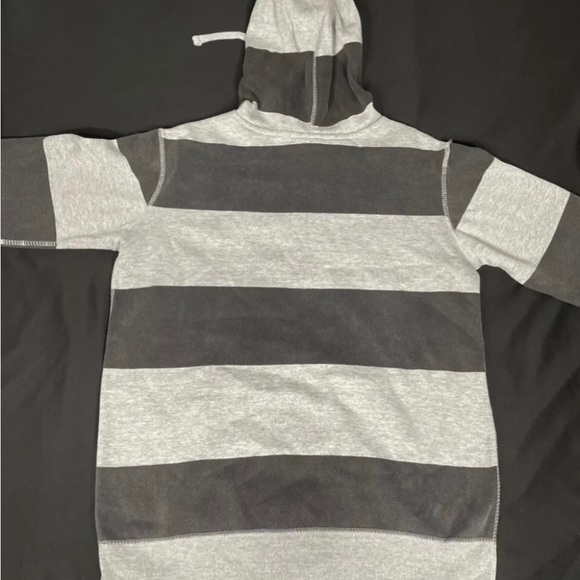 NWT Pro Weave Unisex Harvard University Gray Striped Hoodie Size S - Picture 9 of 9